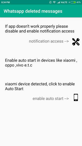 Deleted messages recovery for watsapp screenshot 3
