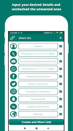 eCard ID - Share all via just 1-Link screenshot 1