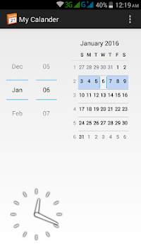 My Calander screenshot 1