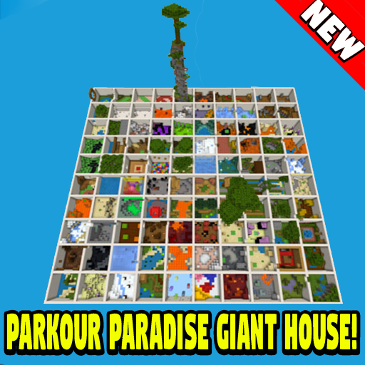 Parkour Paradise Giant House for MCPE icon