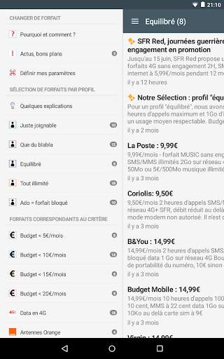 Meilleur forfait mobile screenshot 9