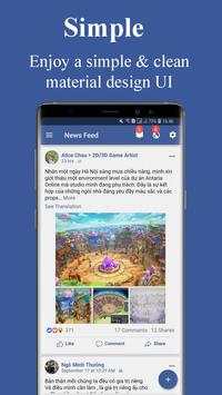 Mini for Facebook Messenger: Friendly & Security screenshot 4