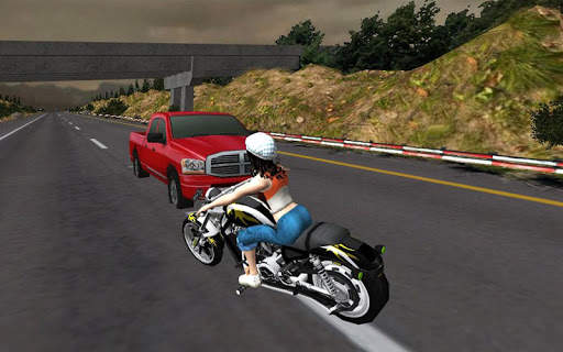 Racing Girl 3D screenshot 2