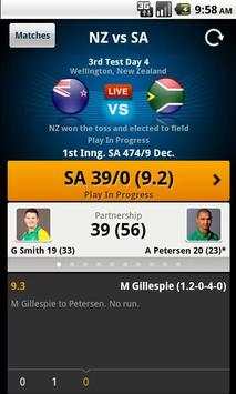 Yahoo Cricket screenshot 3