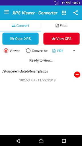 xps viewer - convert xps to pdf - xps to word screenshot 1