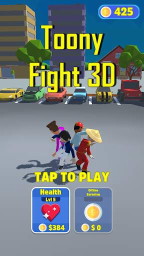Toony Fight 3d (Street Fight) screenshot 1