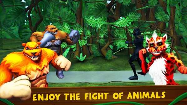 Ninja Panda Fighting 2 - Kung Fu Animals Cup screenshot 1