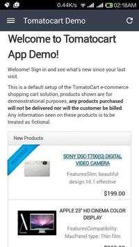 Tomatocart Shopping Cart screenshot 1