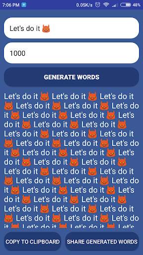 Text Repeater App screenshot 1