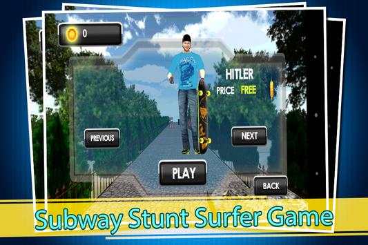 Subway Stunt Surfer Game screenshot 2
