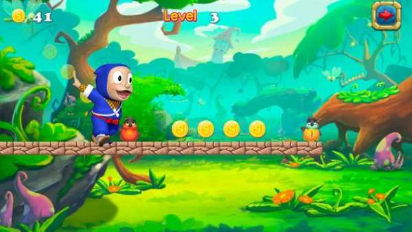 Super Hattori Run ninja Game screenshot 3