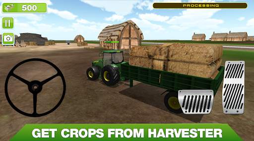 Real Village Farm Adventure: Tractor Driving 3D screenshot 2