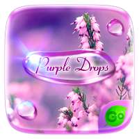 Purple Drops GO Keyboard Theme