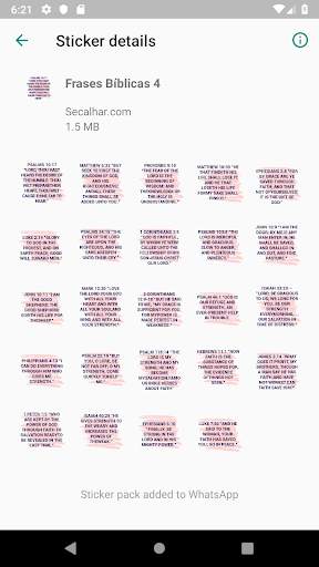 Biblical verses Stickers for Whatsapp screenshot 4