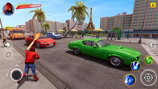 Incredible Flying SuperHero 3D screenshot 3