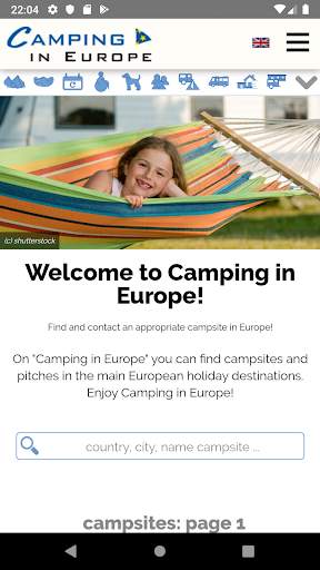 Camping in Europe 2020 screenshot 1