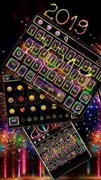 2019 New Year Fireworks Keyboard screenshot 1