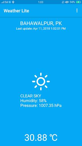 Weather Lite screenshot 1