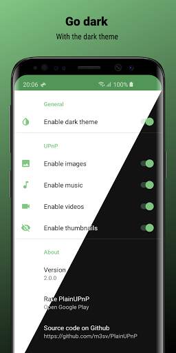 Plain UPnP - UPnP / DLNA server and browser screenshot 4