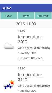 Iquitos Weather скриншот 1