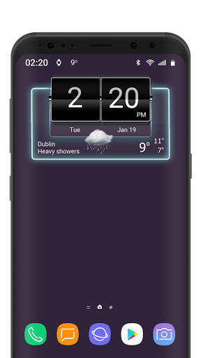 3D Flip Clock Theme Pack 04 screenshot 3