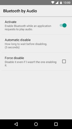 Bluetooth by Audio (Battery) 1 تصوير الشاشة