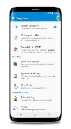 S8 Navigation bar (No Root) screenshot 2