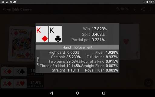 Poker Odds Camera Calculator screenshot 13
