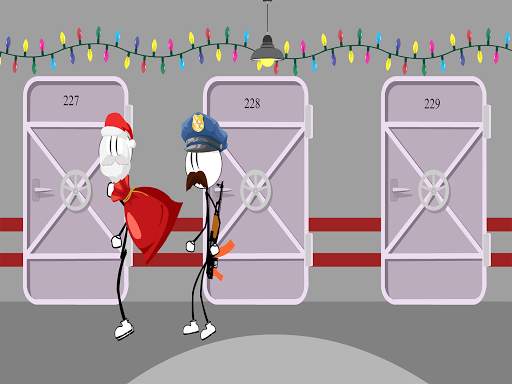 Stickman Jailbreak 8 Xmas: Funny Escape Simulation screenshot 12