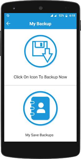 Contacts Backup And Restore screenshot 1