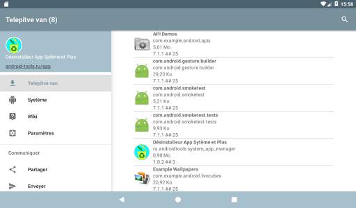 Gestionnaire d'applications système screenshot 9