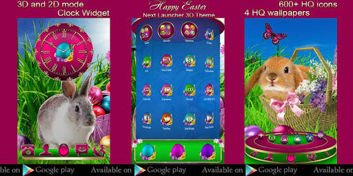 Happy Easter Go Launcher Theme screenshot 5