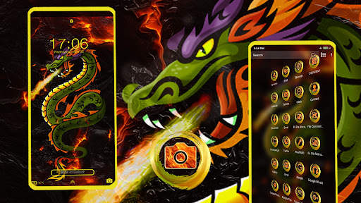 Angry Dragon Theme स्क्रीनशॉट 3