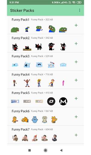 Funny Stickers for WA screenshot 1