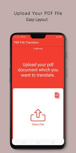 PDF File Translator - Free Translator for PDF screenshot 2