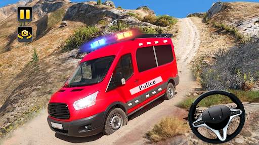 Us Police Van Chasing Simulator: Car Driving 3D screenshot 1