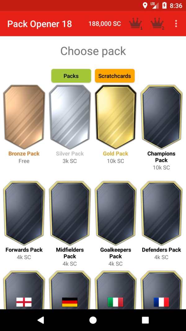 Pack Opener for FUT 18 and 16 screenshot 2
