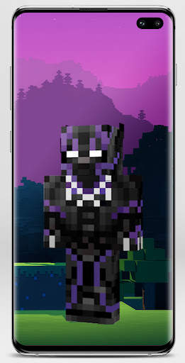 Black Panther Minecraft Skin screenshot 5