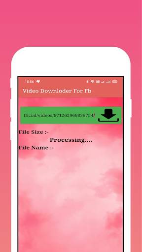 Video Downloder For Fb स्क्रीनशॉट 4