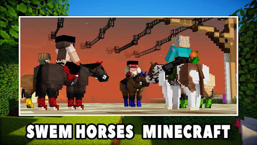 SWEM Horses Minecraft PE Mod screenshot 2