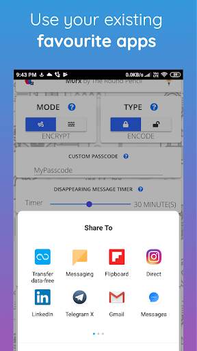 M0rx - Encrypted Disappearing Msgs, Images & Files screenshot 3