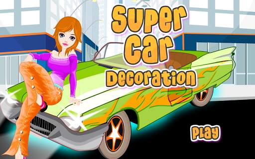 Girls Game-Decorating Car स्क्रीनशॉट 7