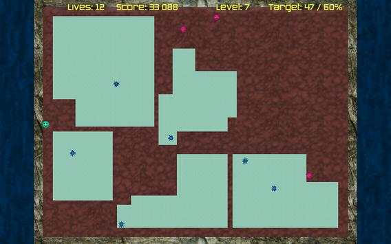 Xonix Old School Lite screenshot 2