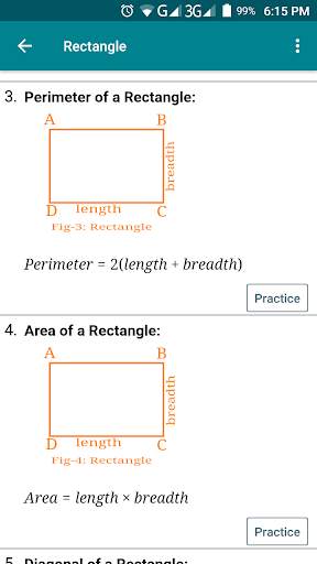 Geometry Formula with Practice screenshot 2