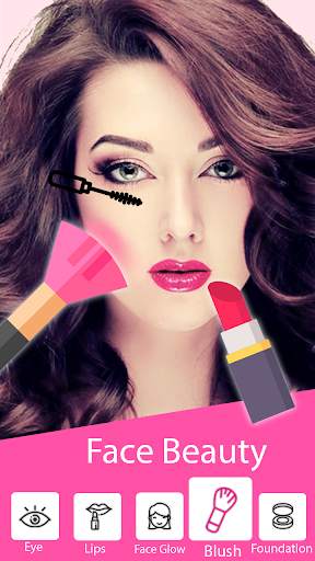 Beauty Makeup Photo Camera, beauty plus, face edit screenshot 3