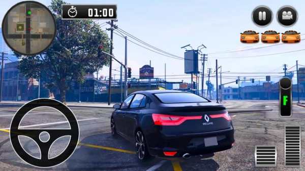 City Driving Renault Car Simulator screenshot 1