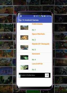 Top 10 Android Games screenshot 1
