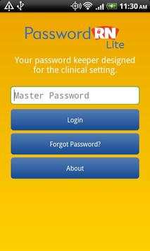 PasswordRN Lite screenshot 1