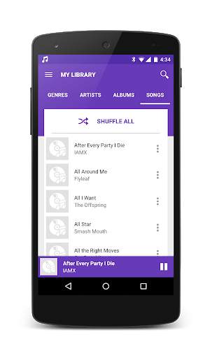 Music Player 4 تصوير الشاشة