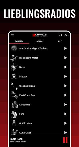 Radio Caprice: Online Musik screenshot 3